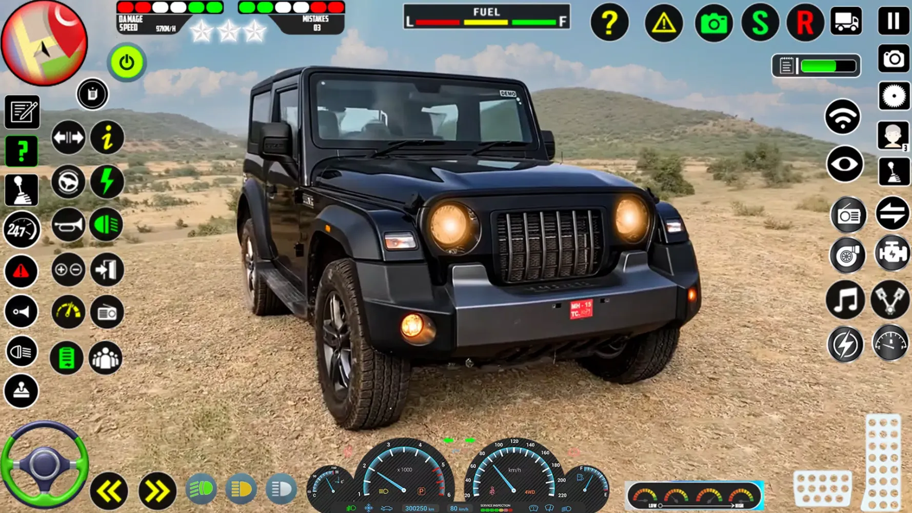 Offroad Jeep Game Jeep Driving 스크린샷