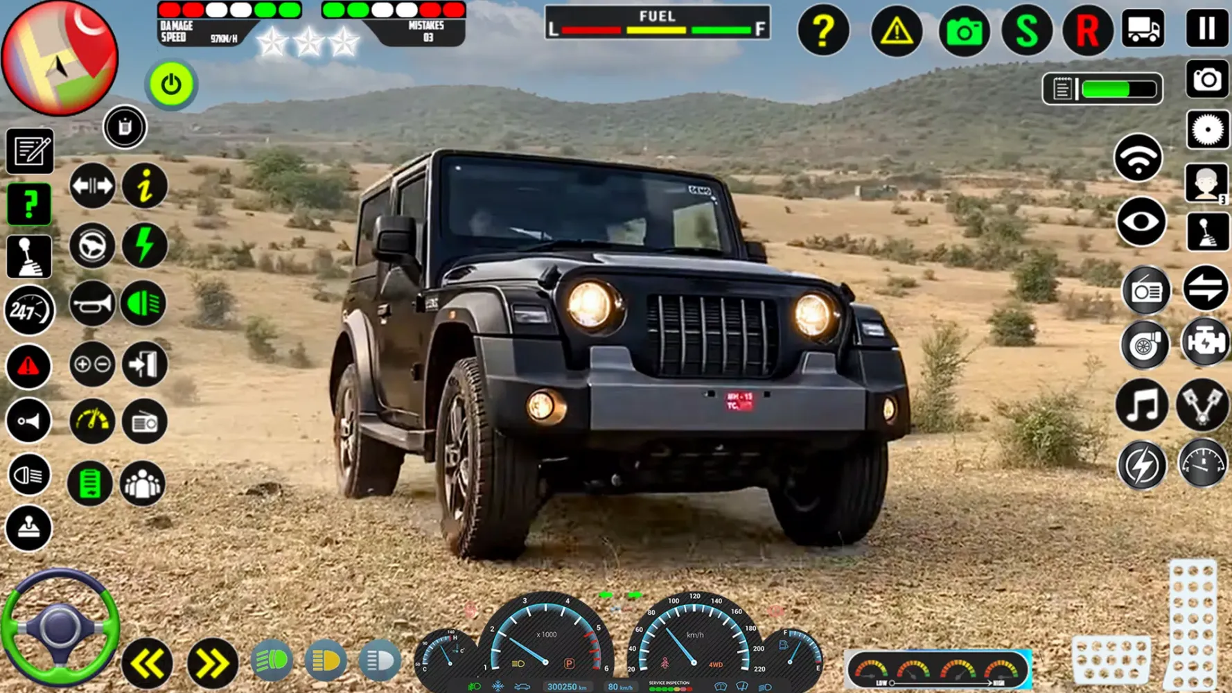 Offroad Jeep Game Jeep Driving 스크린샷
