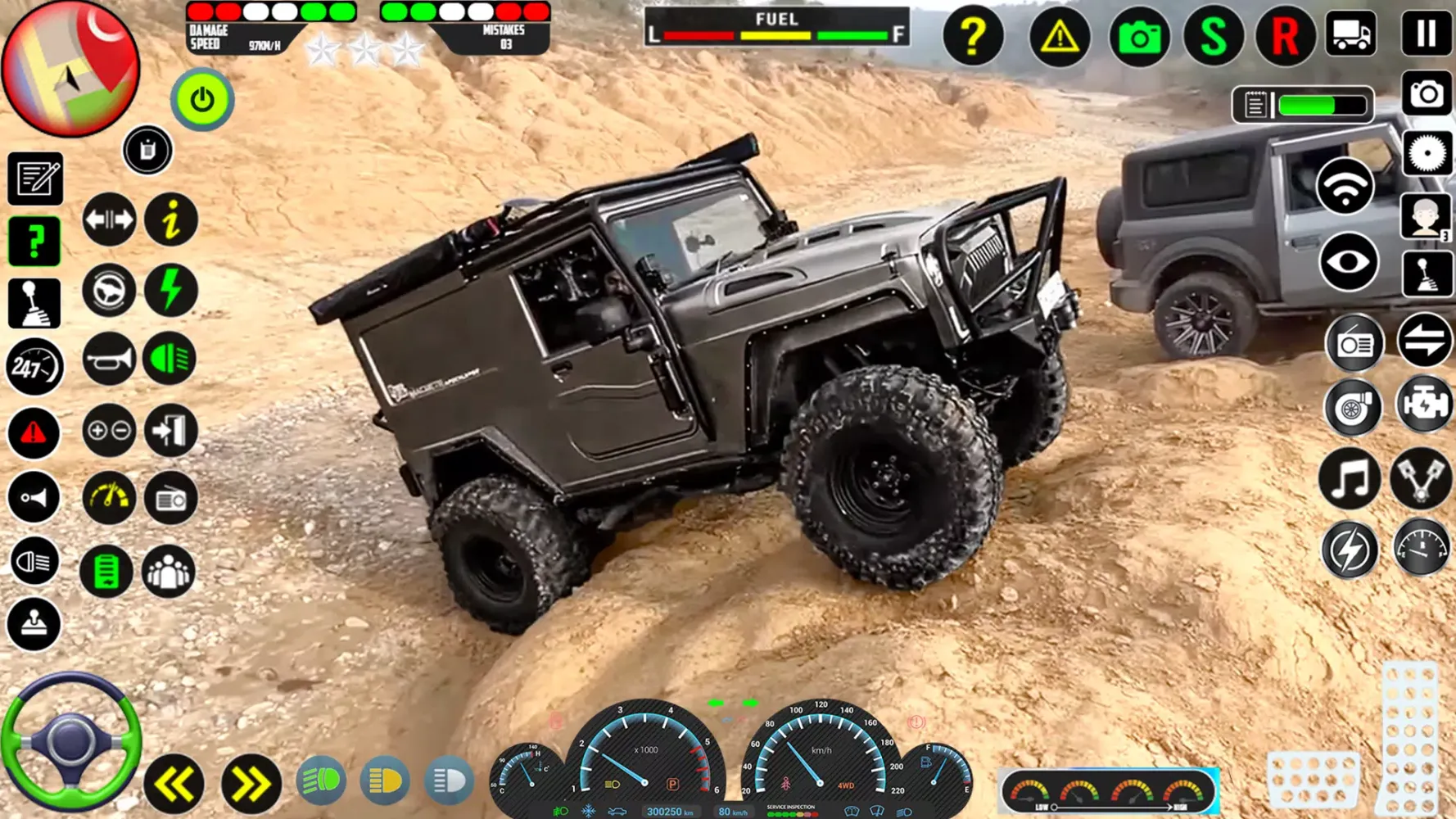 Offroad Jeep Game Jeep Driving 스크린샷