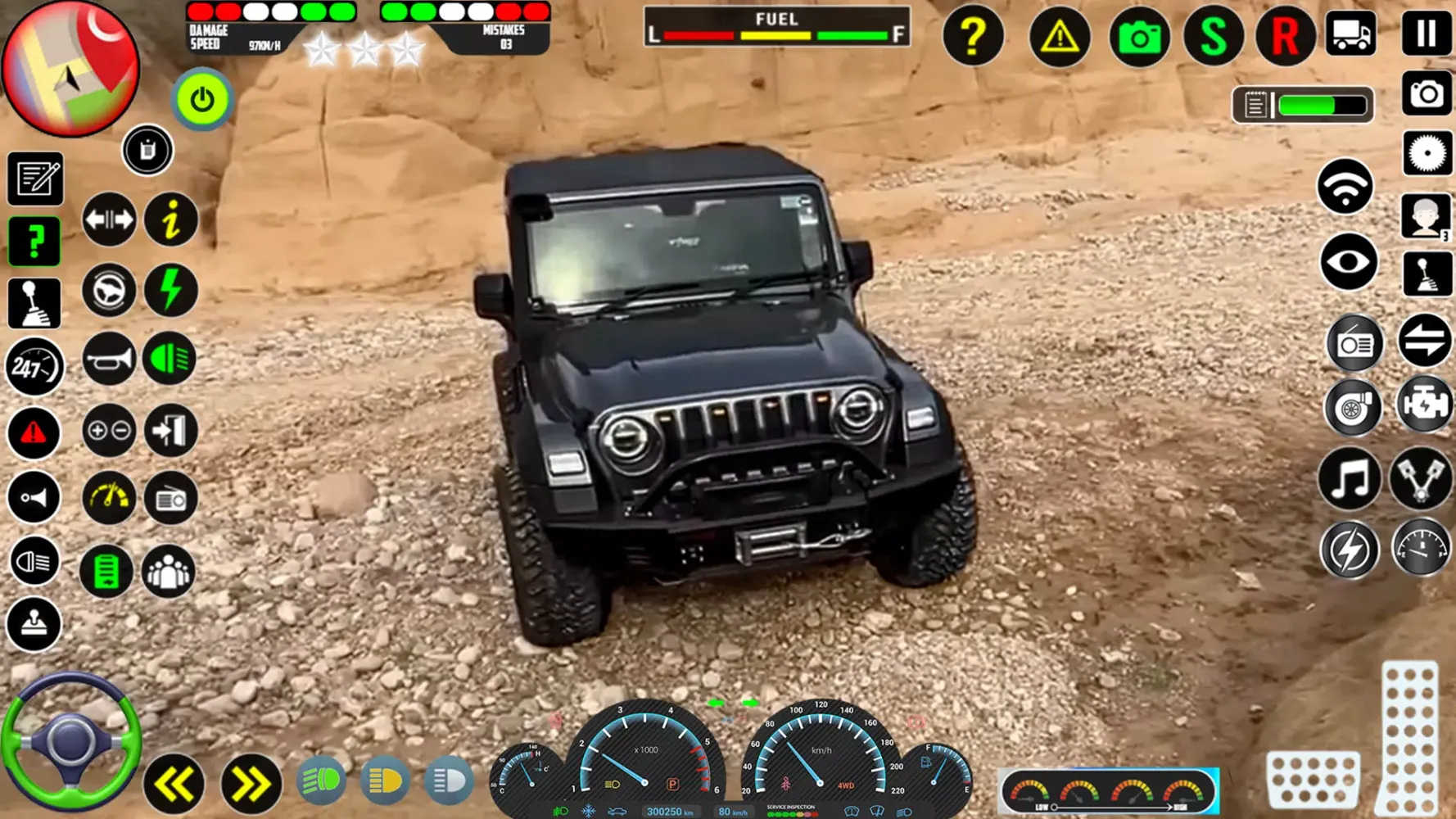 Offroad Jeep Game Jeep Driving 스크린샷