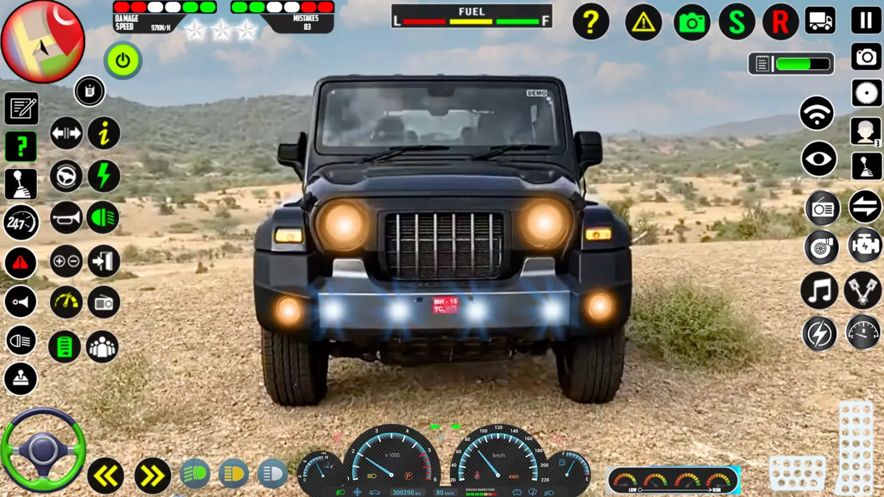Offroad Jeep Game Jeep Driving 스크린샷