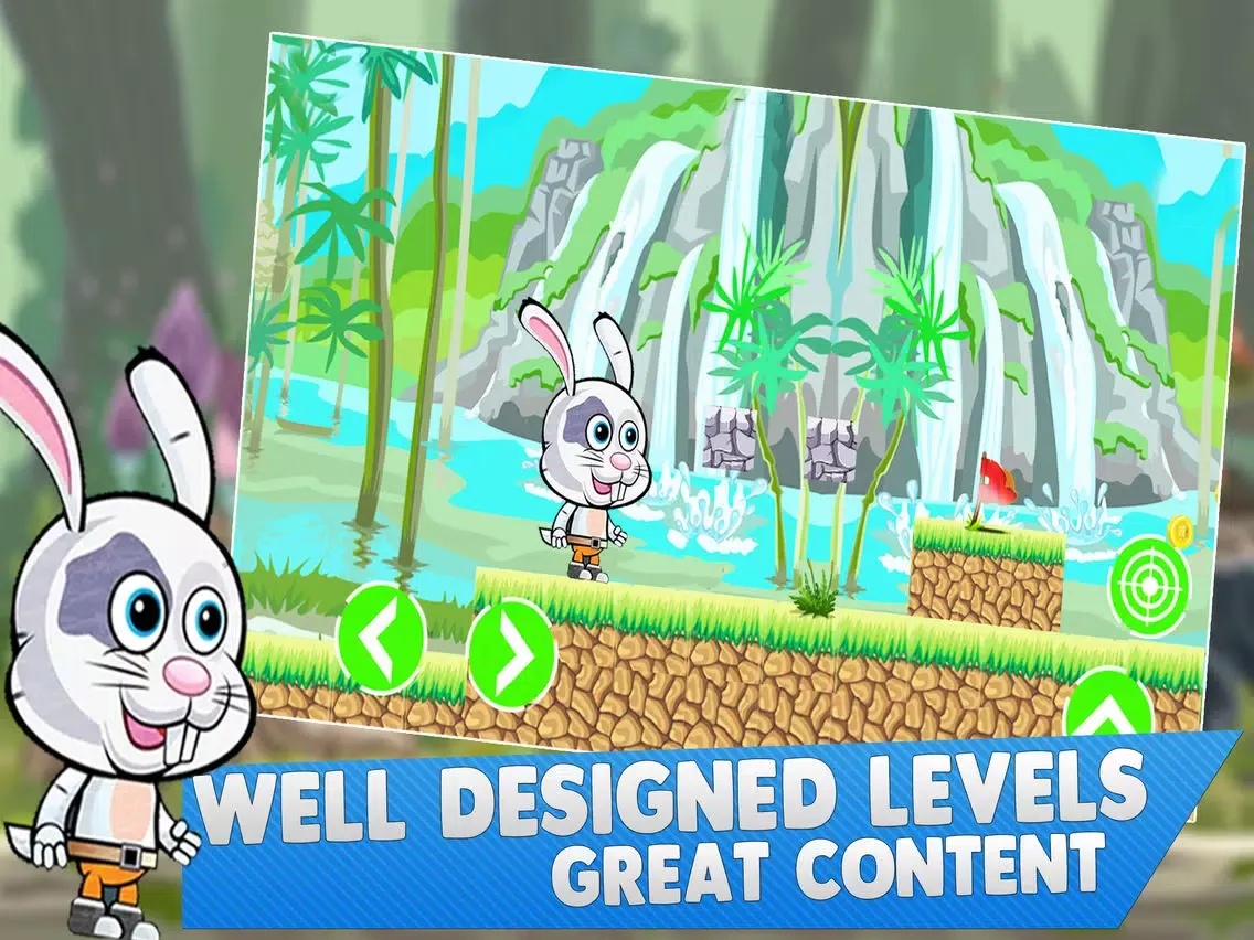 تصاویر Poptropica Bunny Run 3D iPad 