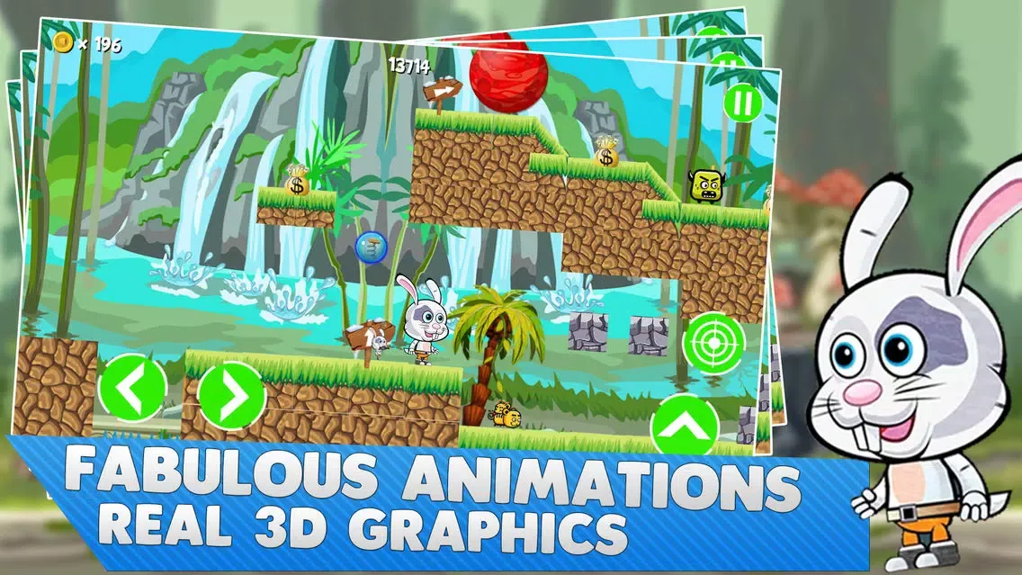 تصاویر Poptropica Bunny Run 3D
