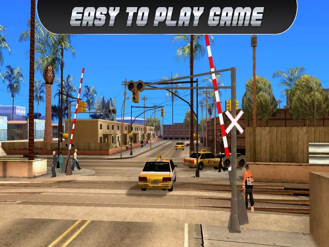 ภาพหน้าจอของ RailRoad Crossing Tycoon Pro iPad 