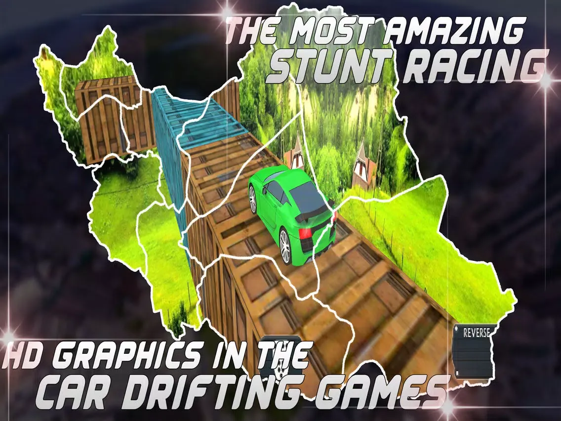 ภาพหน้าจอของ Impossible Track Stunt Car Pro iPad 