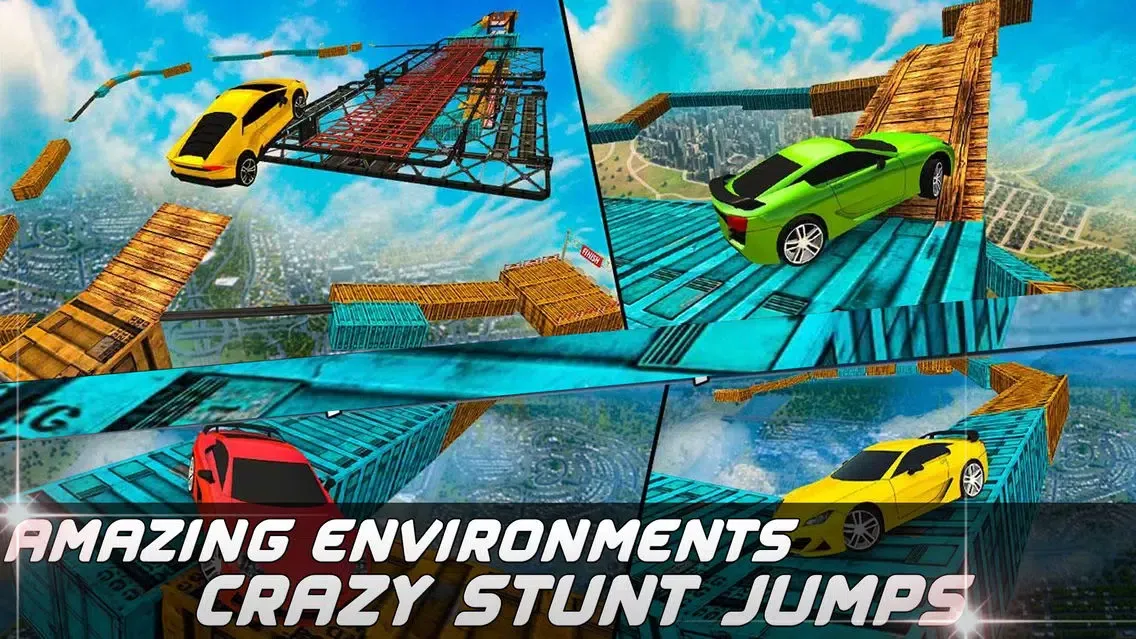 ภาพหน้าจอของ Impossible Track Stunt Car Pro