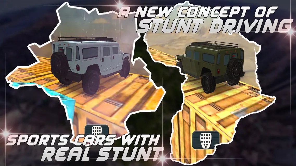 ภาพหน้าจอของ Impossible Track Stunt Car Pro