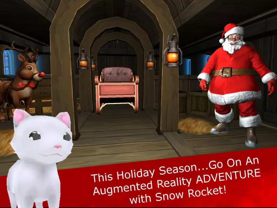 Zrzuty ekranu Augmented AR Santa Call Story iPad 