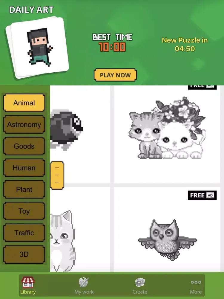 تصاویر Pixel Painter-Color By Number iPad 