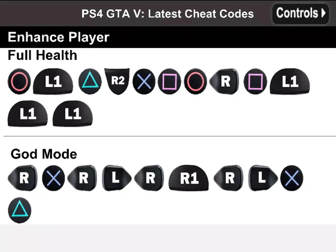 Cheats GTAV/RedDead Redemption iPad  스크린샷
