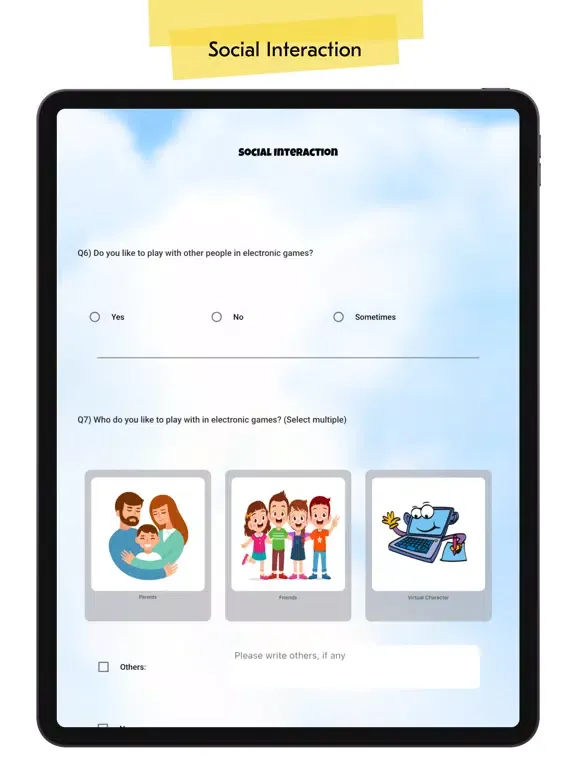 Tangkapan skrin Game Elements Survey iPad 