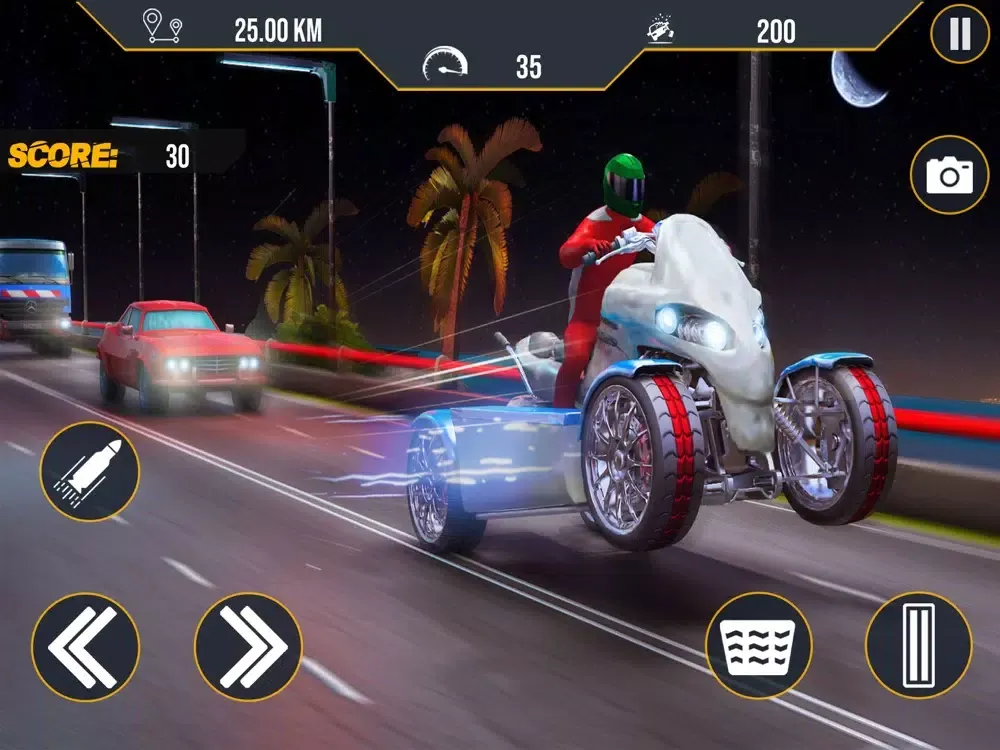 Capturas de pantalla de ATV Quad Bike Traffic Shooter iPad 