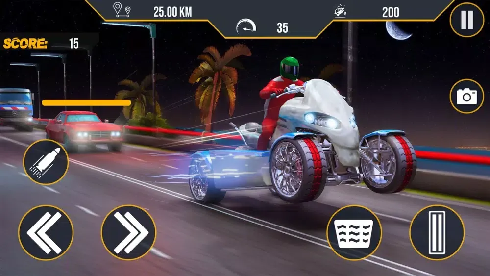 Capturas de pantalla de ATV Quad Bike Traffic Shooter
