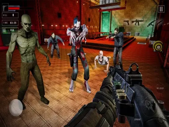 Real Zombie Hunter iPad  स्क्रीनशॉट
