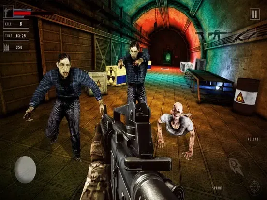 Real Zombie Hunter iPad  स्क्रीनशॉट