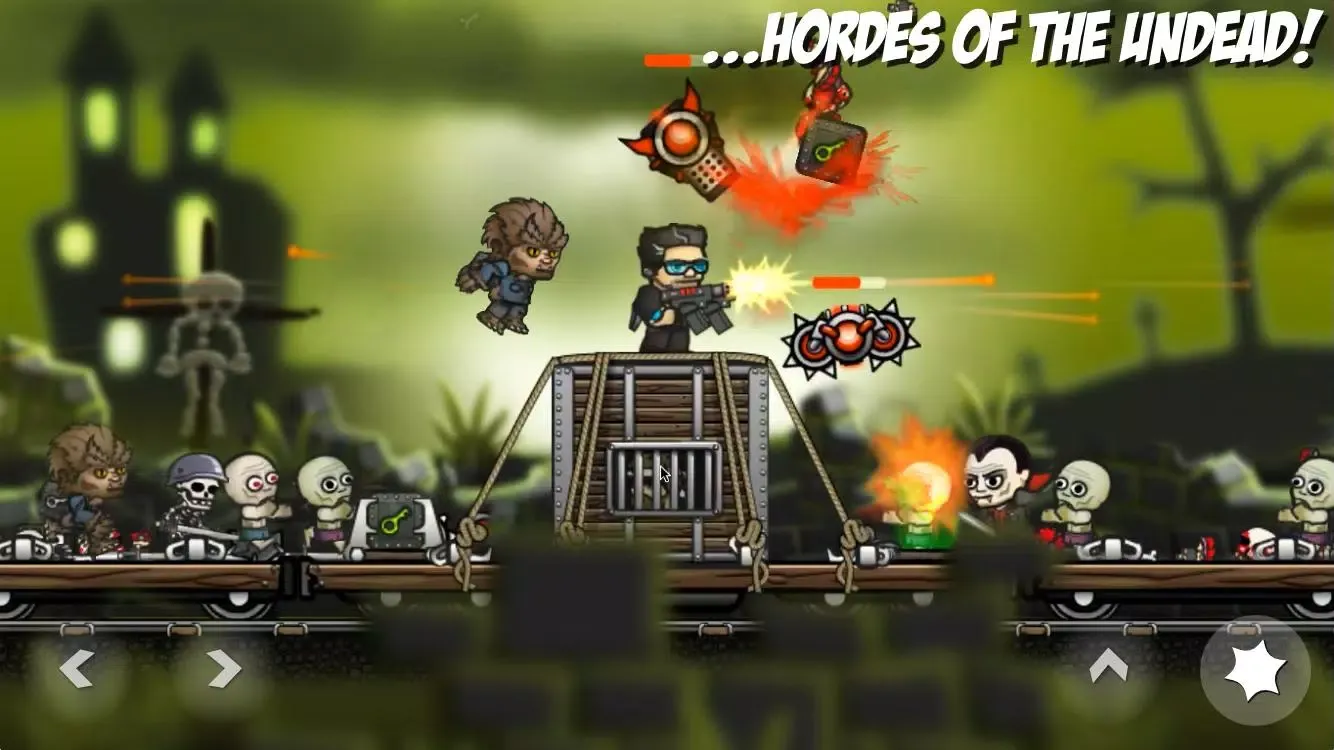 Capturas de tela do Storm the Train