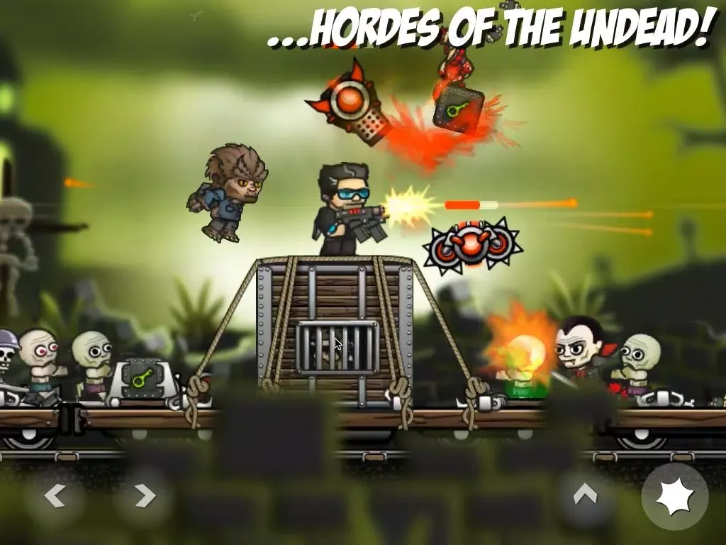 Capturas de tela do Storm the Train