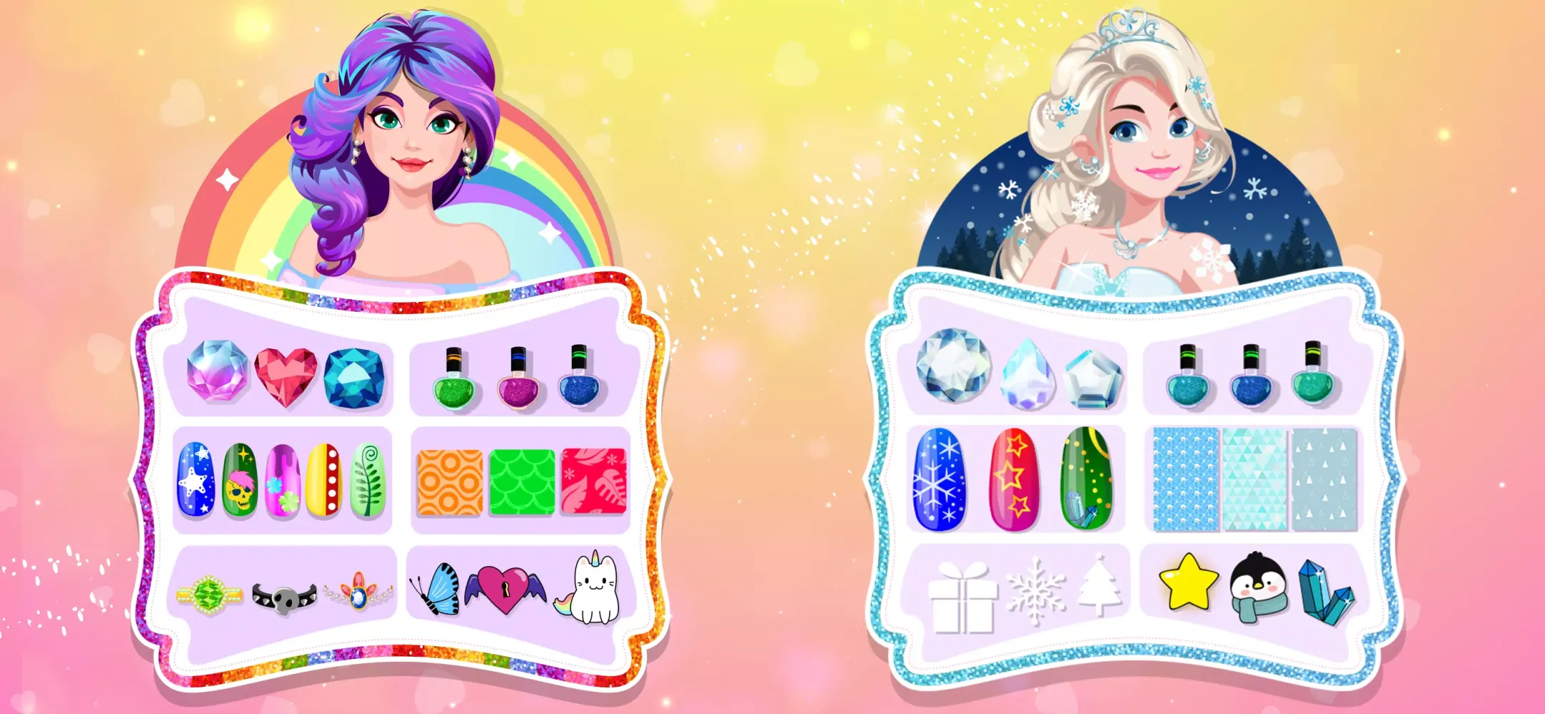 Nail Salon Game Girls Nail art應用截圖