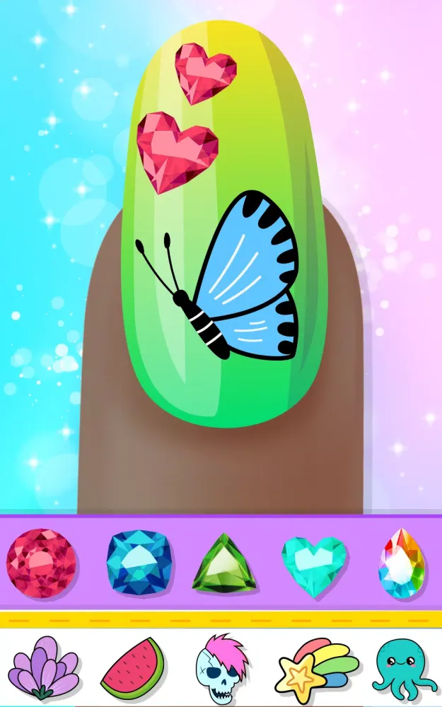 Nail Salon Game Girls Nail art應用截圖