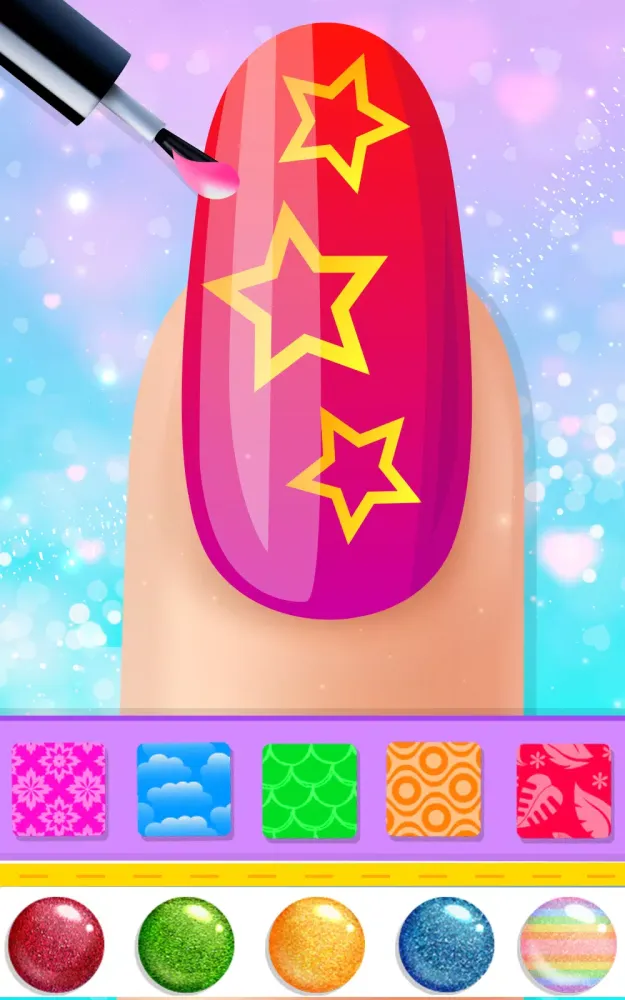 Nail Salon Game Girls Nail art應用截圖