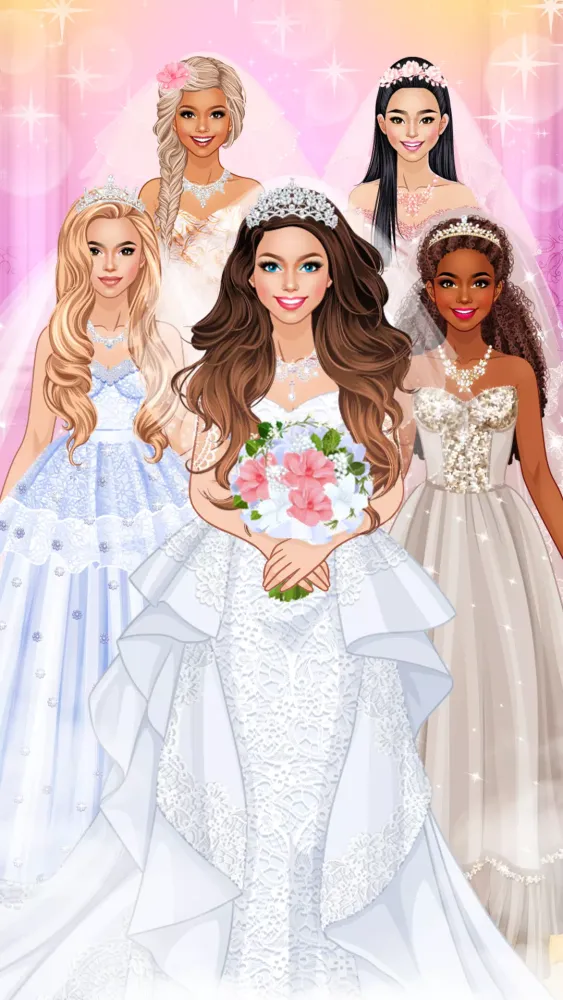 Ảnh chụp màn hình của Wedding Games: Bride Dress Up