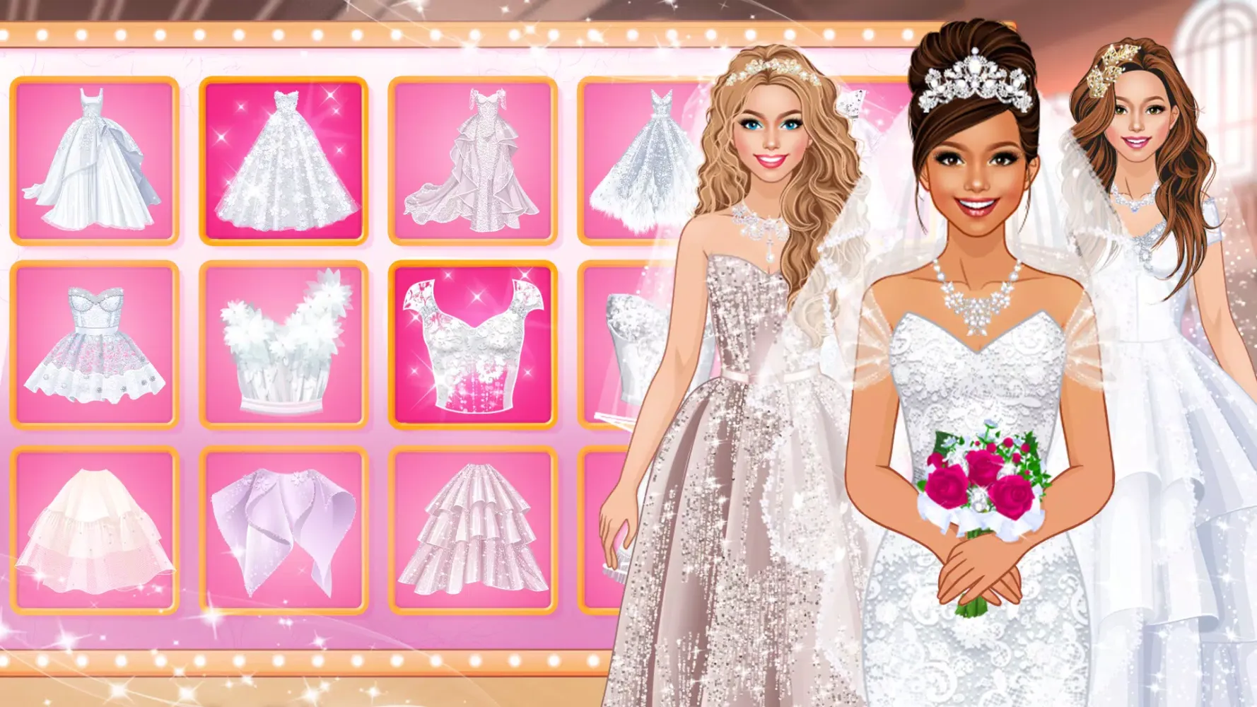 Ảnh chụp màn hình của Wedding Games: Bride Dress Up