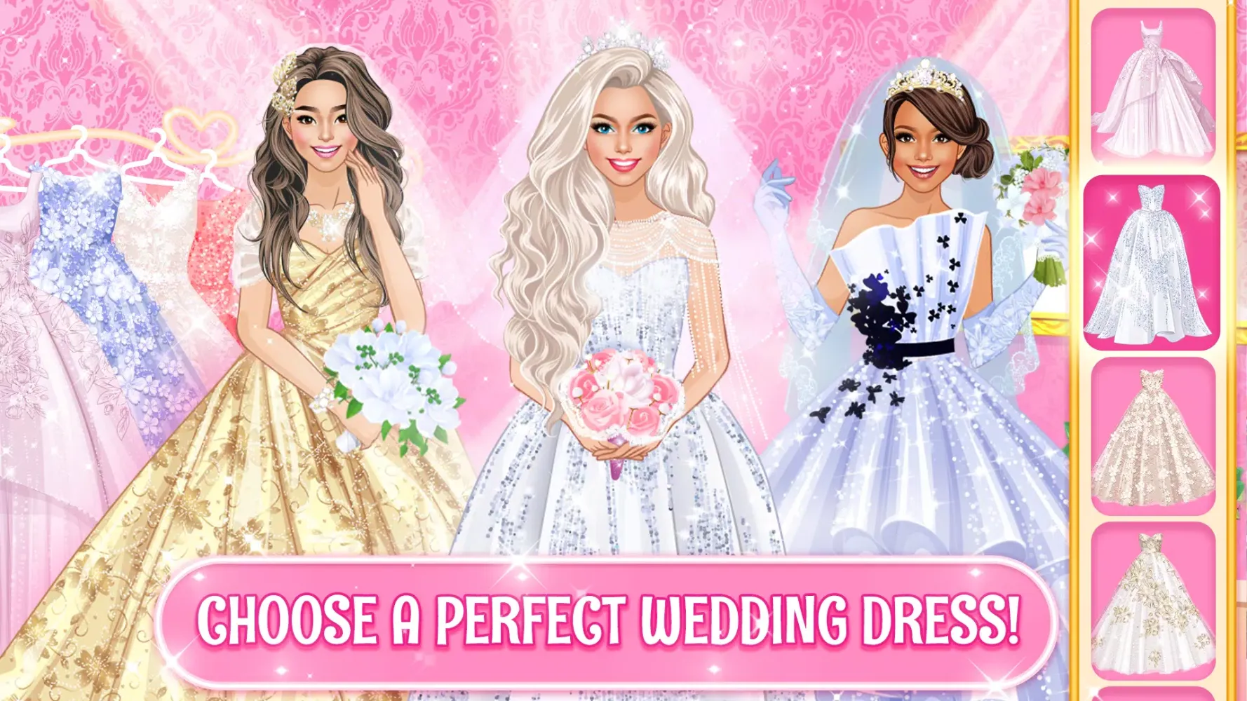 Ảnh chụp màn hình của Wedding Games: Bride Dress Up