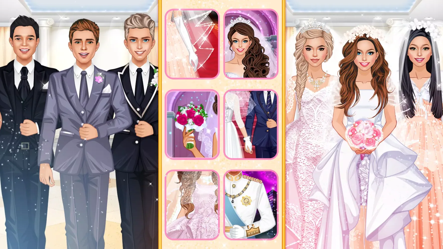 Ảnh chụp màn hình của Wedding Games: Bride Dress Up
