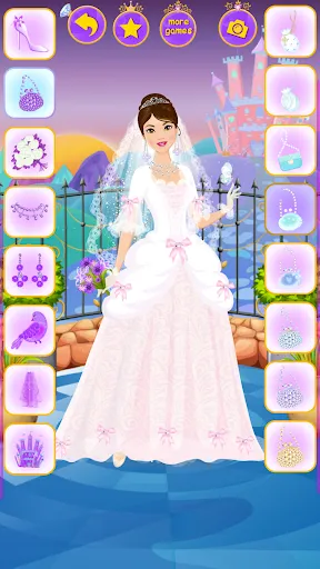 Capturas de pantalla de Princess Wedding Dress Up Game
