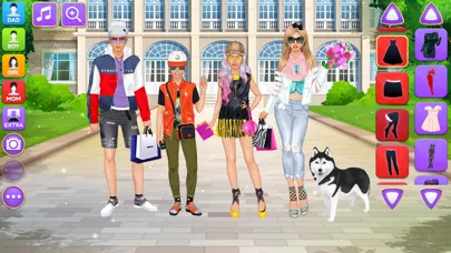 Screenshot di Superstar Family Dress Up Game