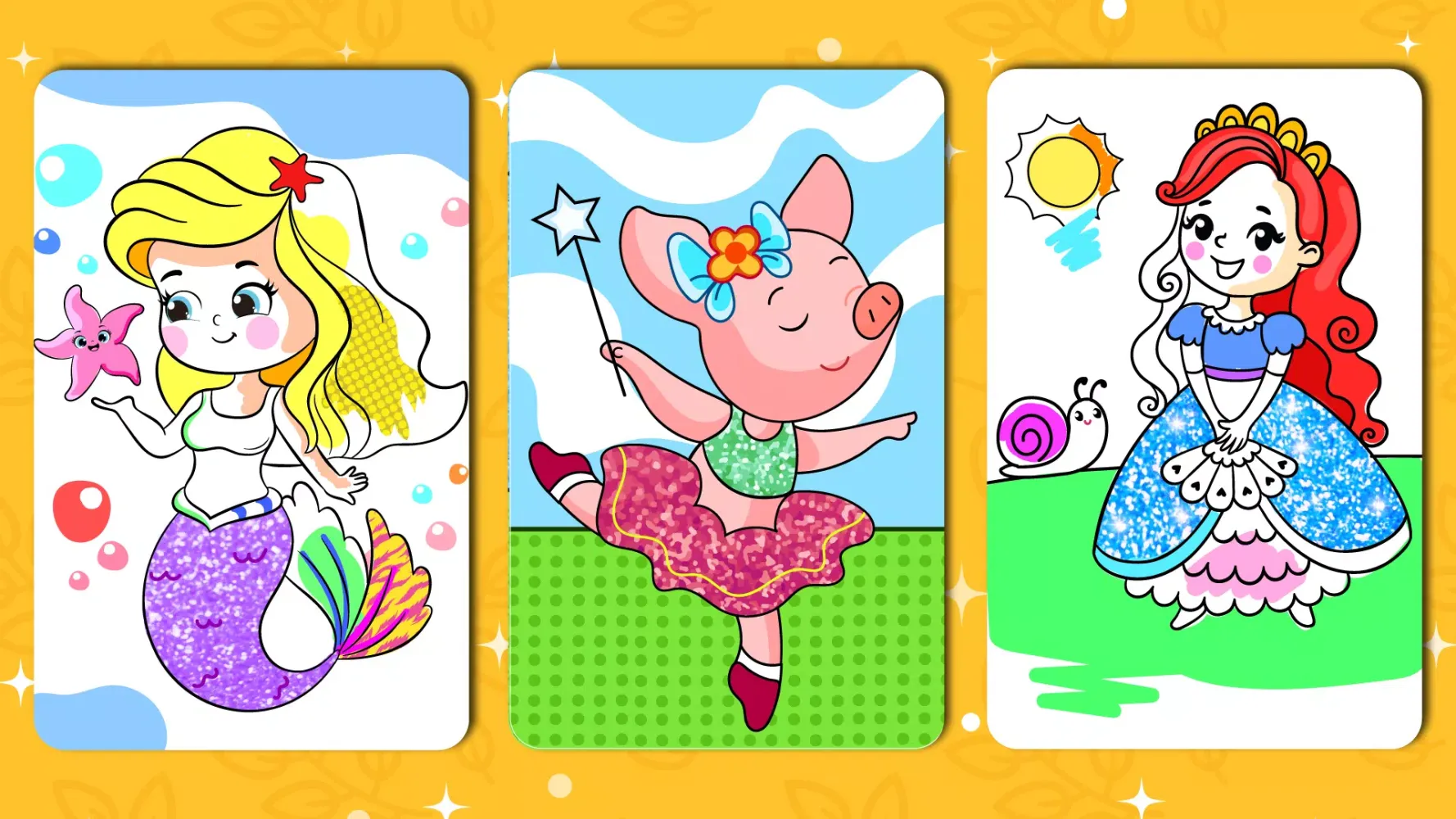 Princess Coloring Screenshots