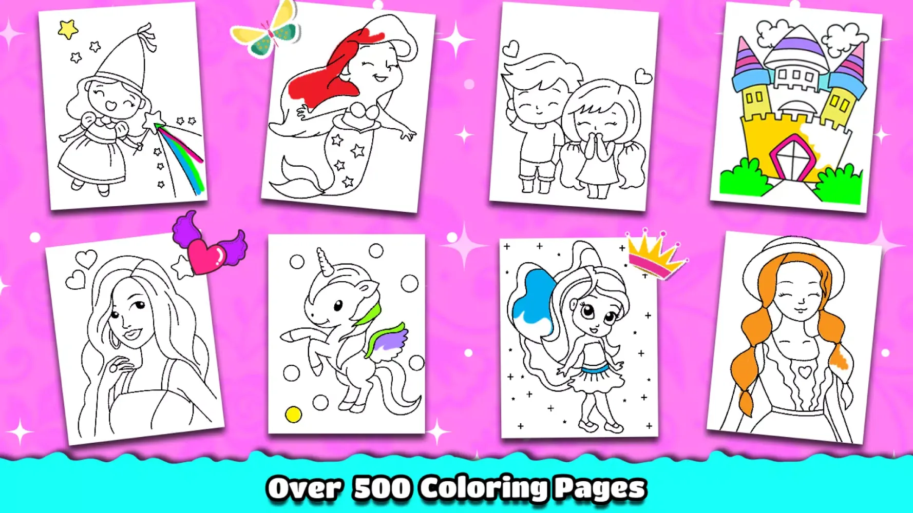 Princess Coloring Screenshots