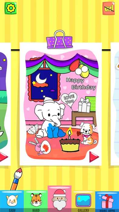 Tangkapan layar Coloring Book for Kids Game 2+