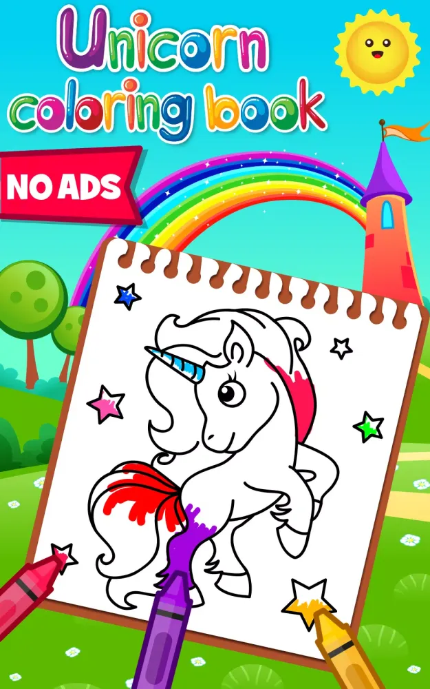 Unicorn Coloring Book for Kids應用截圖