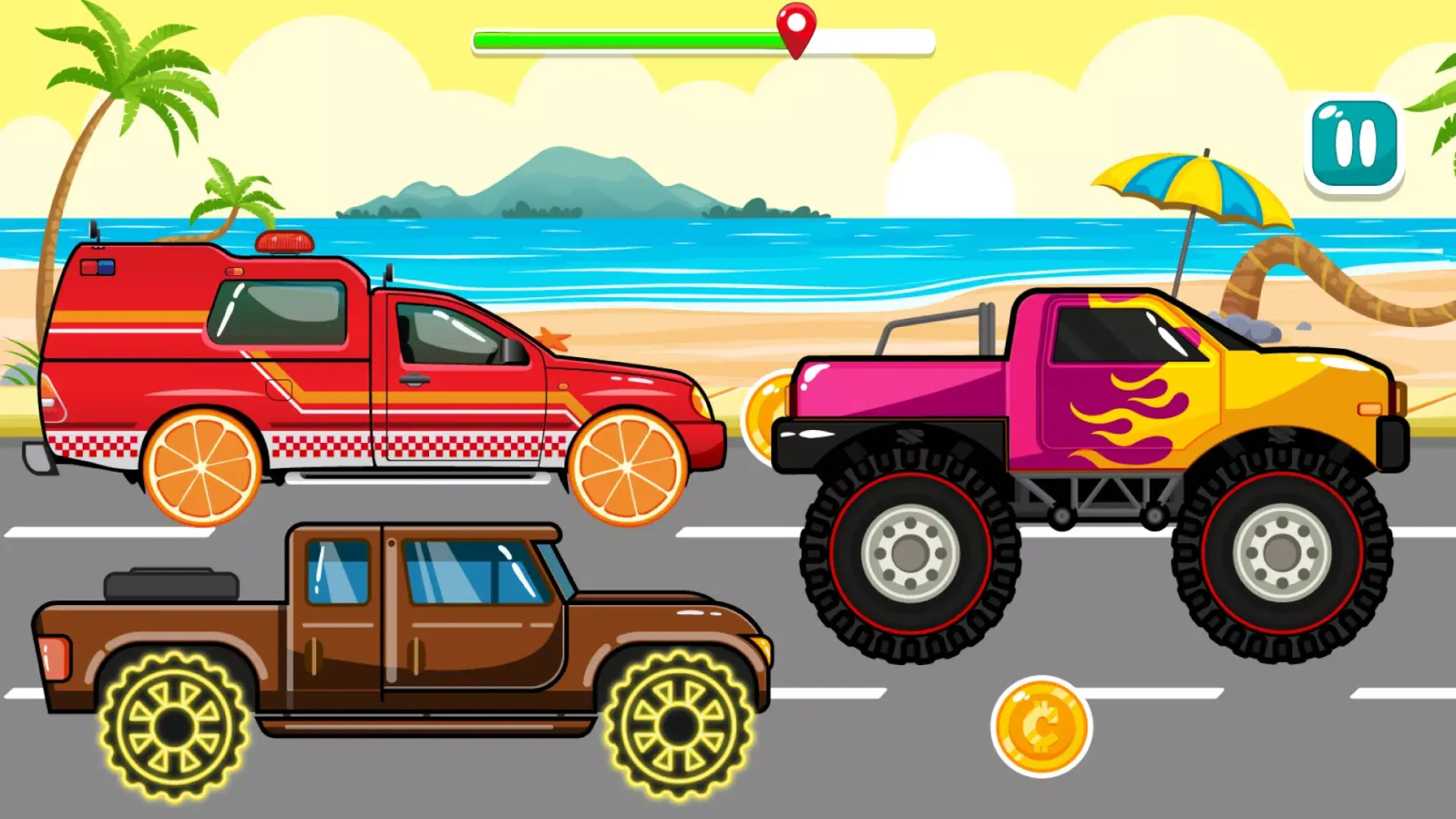 Car Wash & Race Games for Kids 스크린샷