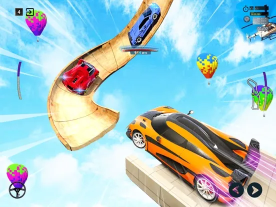 Mega Ramp Car Racing Stunts iPad  Screenshots
