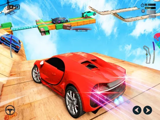 Mega Ramp Car Racing Stunts iPad  Screenshots