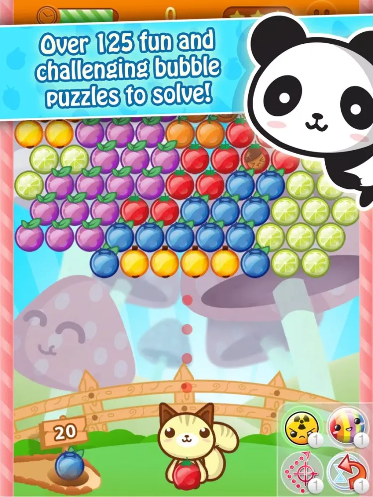 Captures d'écran de Fruit Bubble Adventures – The Best New Shooter Game iPad 