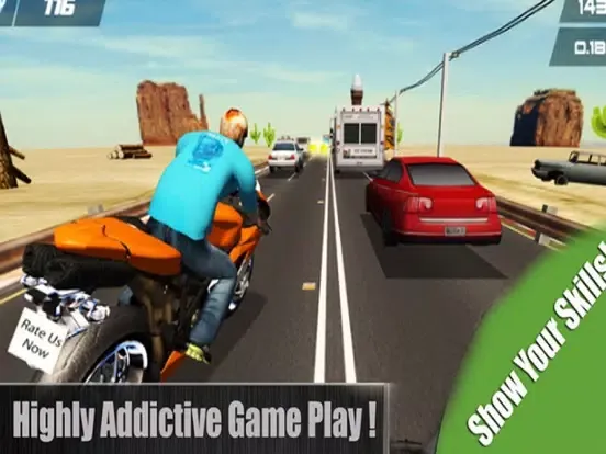 Ảnh chụp màn hình của Fast Motor Racing City 3D iPad 