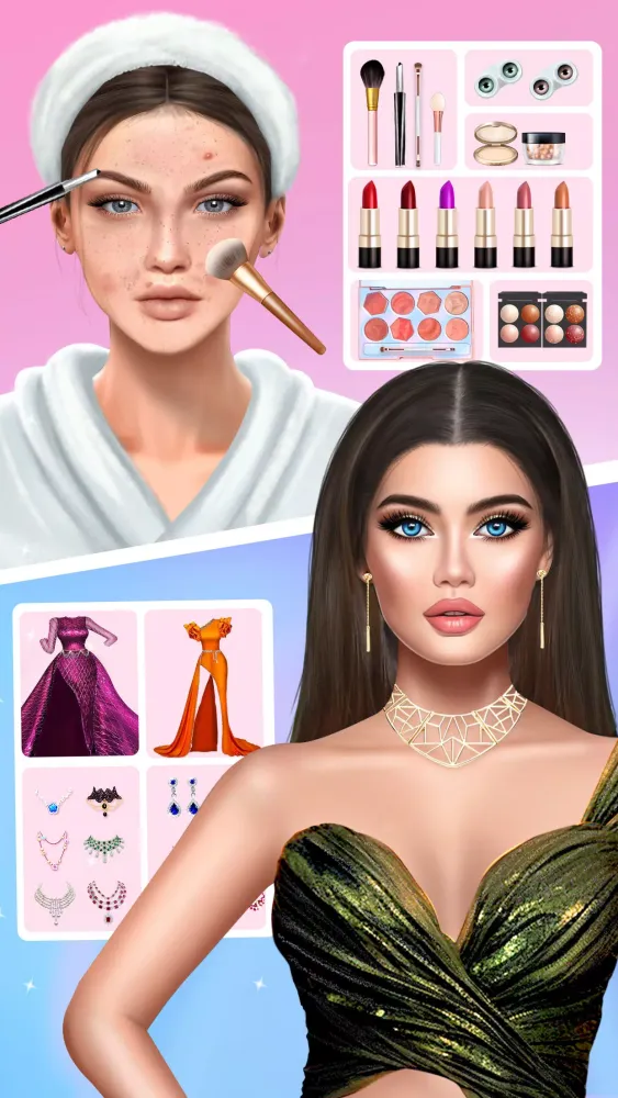 Tangkapan layar DIY Makeup: Beauty Makeup Game