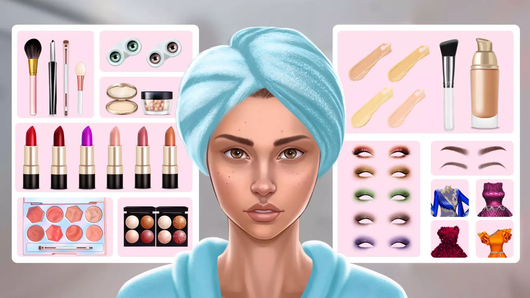 Tangkapan layar DIY Makeup: Beauty Makeup Game