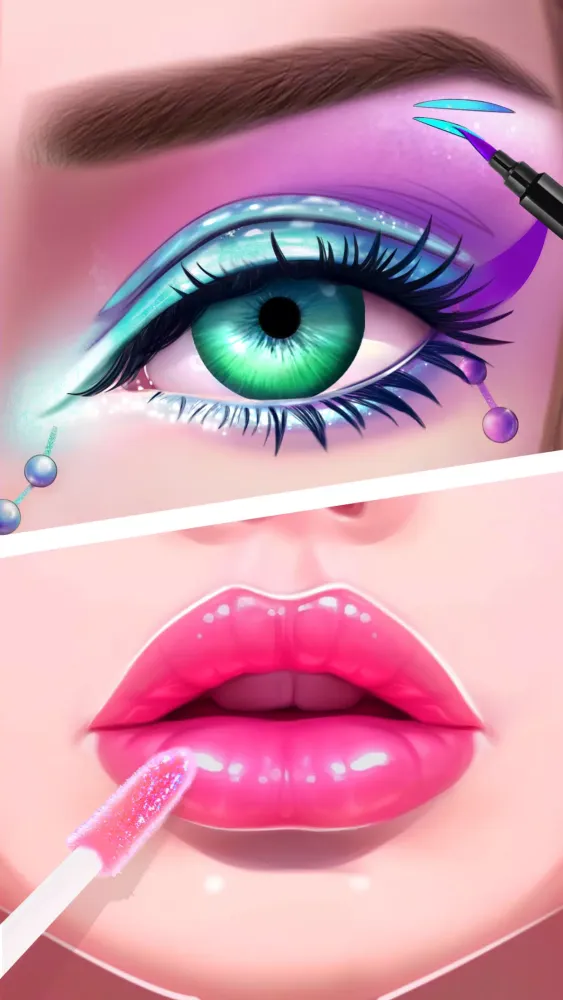 Tangkapan layar DIY Makeup: Beauty Makeup Game