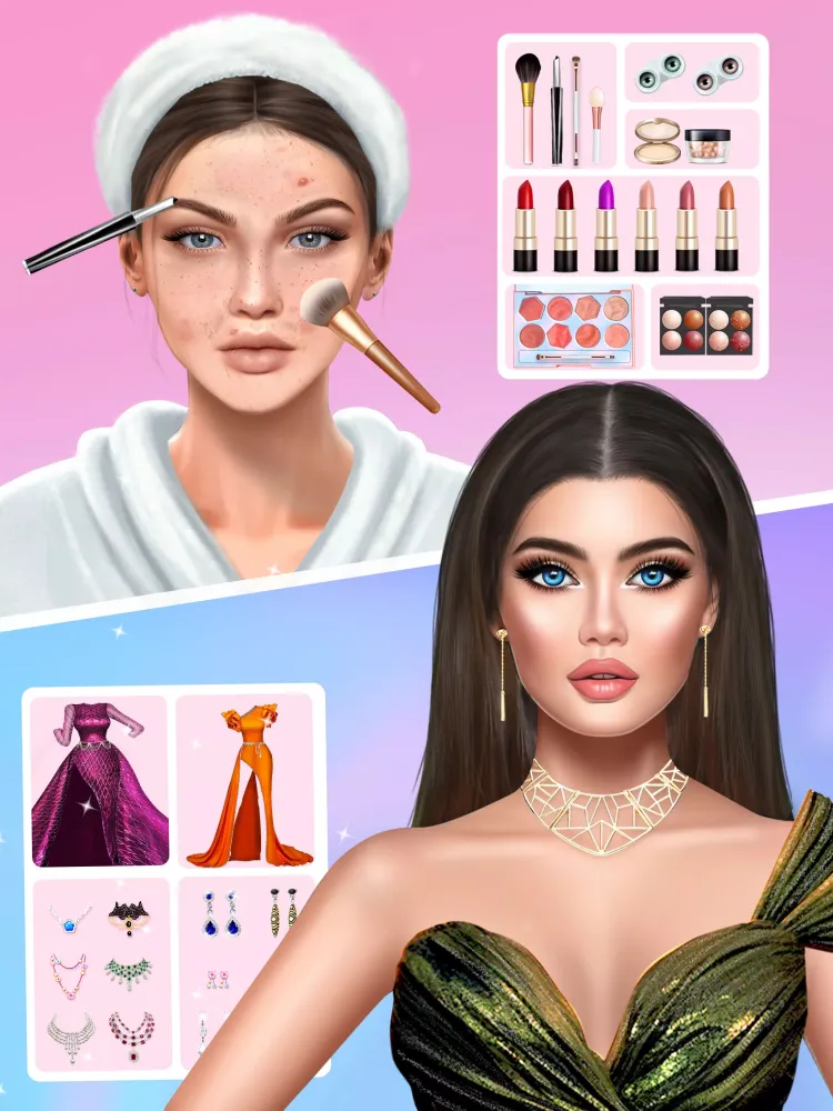 Tangkapan layar DIY Makeup: Beauty Makeup Game