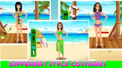 Captures d'écran de Beach Dress Up- free Princess hot fashion star and salon game for girls & boys