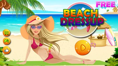 Captures d'écran de Beach Dress Up- free Princess hot fashion star and salon game for girls & boys