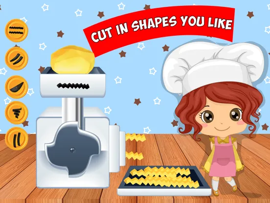 French Fries Maker-Cook Eat & Learn for kids iPad  Screenshots
