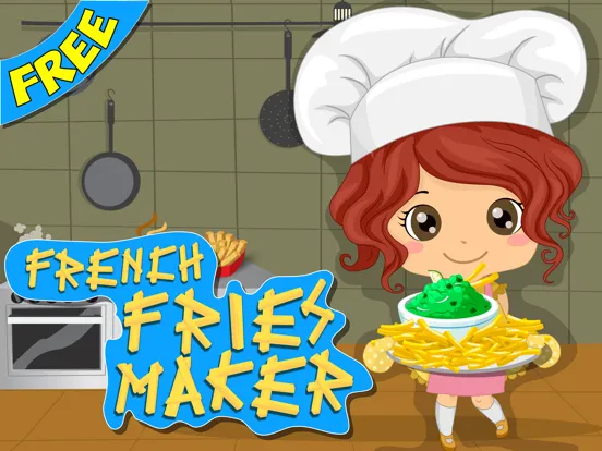 French Fries Maker-Cook Eat & Learn for kids iPad  Screenshots