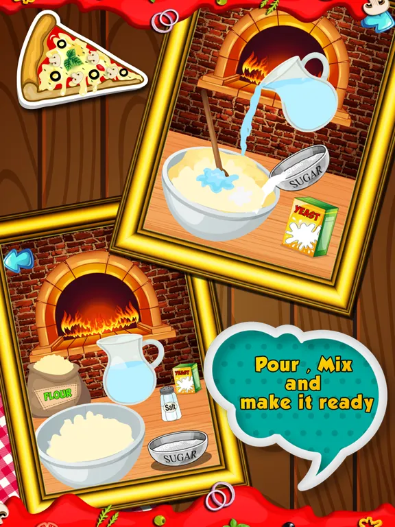 Pizza Fever-Free fun cooking game for kids & girls iPad  스크린샷