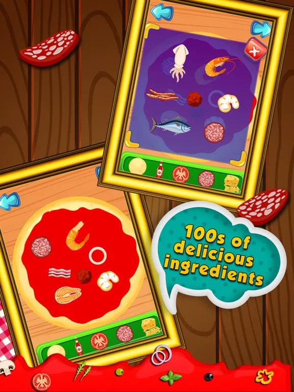 Pizza Fever-Free fun cooking game for kids & girls iPad  스크린샷