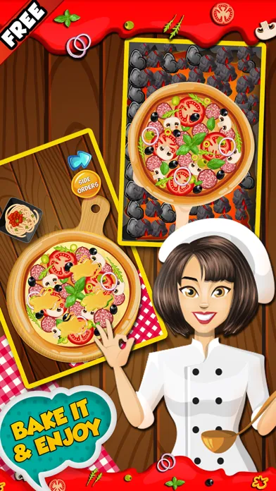 Pizza Fever-Free fun cooking game for kids & girls 스크린샷